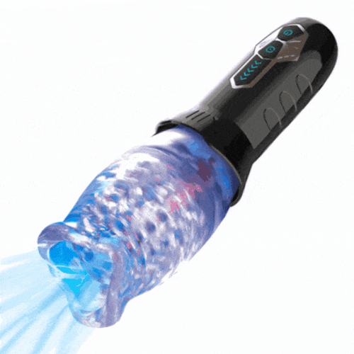 Rotating Male Masturbator Sucking Vibration Glans Trainer