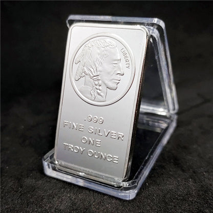 🔥Buffalo Silver Bar | Silvertowne Mint 999 Silver Bar