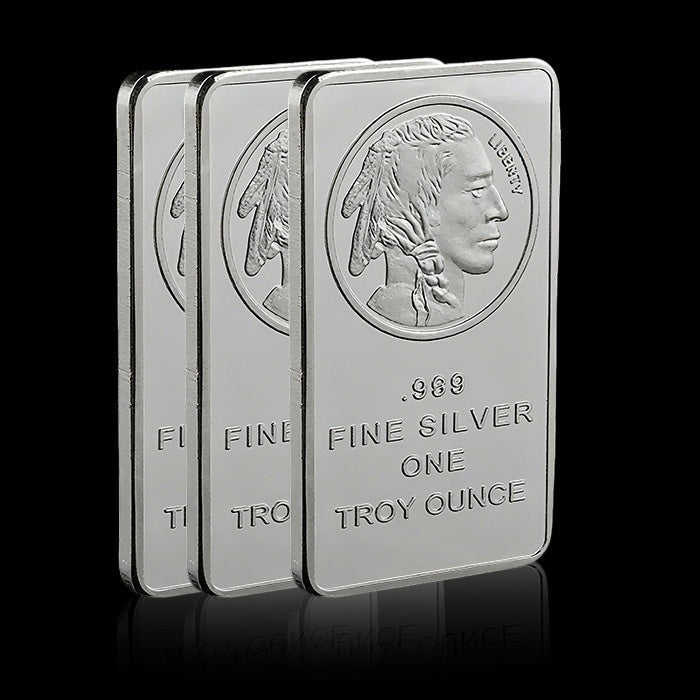 🔥Buffalo Silver Bar | Silvertowne Mint 999 Silver Bar
