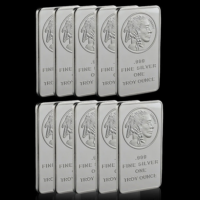 🔥Buffalo Silver Bar | Silvertowne Mint 999 Silver Bar