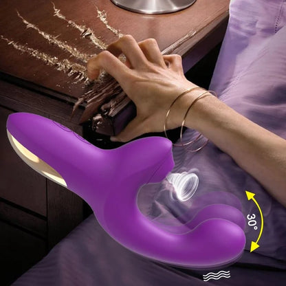 HOT DEAL - 2 IN 1 CLITORAL SUCKING VIBRATOR FEMALE FOR WOMEN