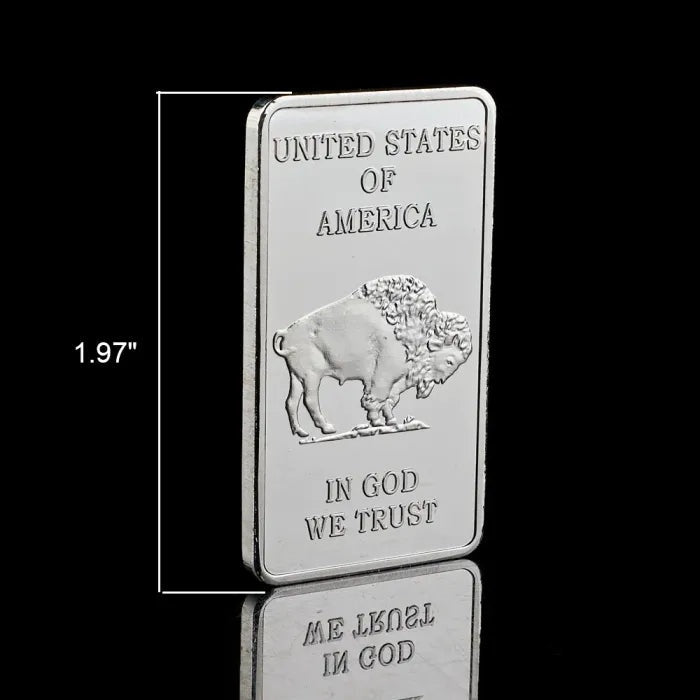 🔥Buffalo Silver Bar | Silvertowne Mint 999 Silver Bar