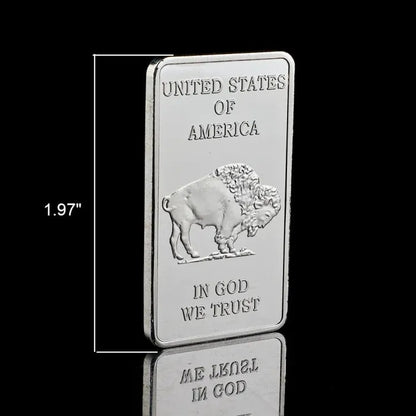🔥Buffalo Silver Bar | Silvertowne Mint 999 Silver Bar