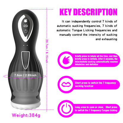 Viper - Vaccum Sucking Tongue Licking Male Penis Trainer