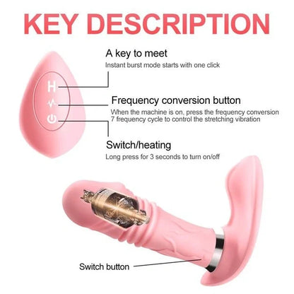REMOTE CONTROL HEATING G-SPOT VIBRATOR