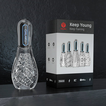 Bowling Ball 5 Stages Electric Vibrating Penis Trainer Masturbation Cup