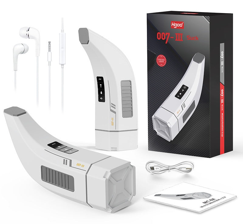 Hgod 007 Third Generation Retractable Heating Sucking And Vibrating Male Masturbator