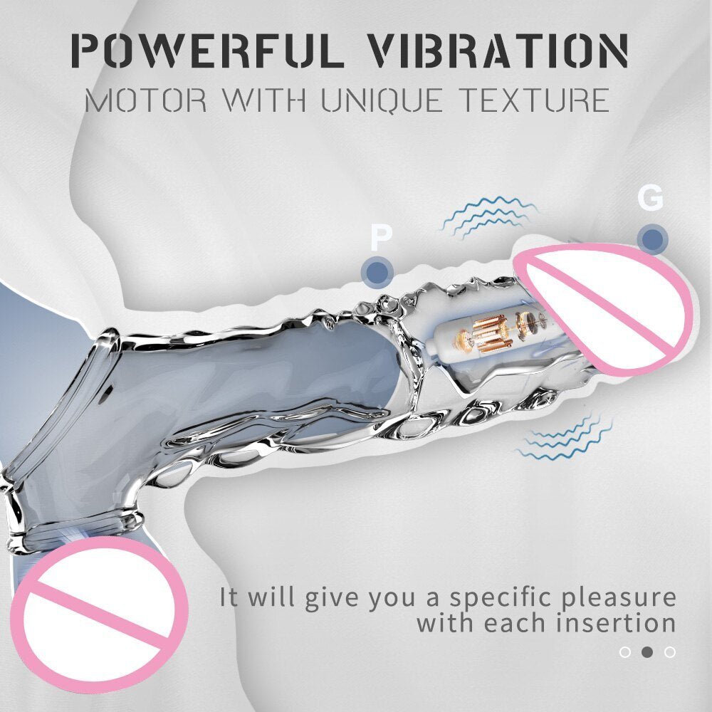 2023 latest hot style low price -Reusable penis extension vibrator