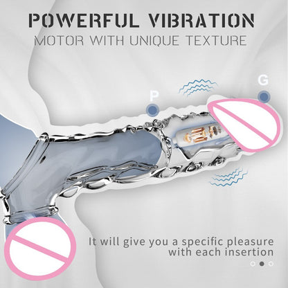 2023 latest hot style low price -Reusable penis extension vibrator